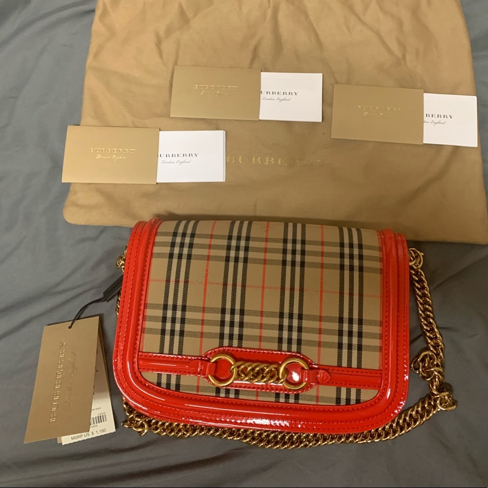 Burberry bag (100% authentic from Bloomingdales)